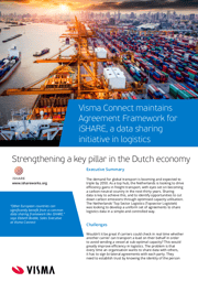 Visma Connect maintains Agreement Framework for iSHARE a data sharing initiative in logistics