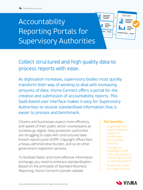 SBR and Portals for Supervisory Authorities