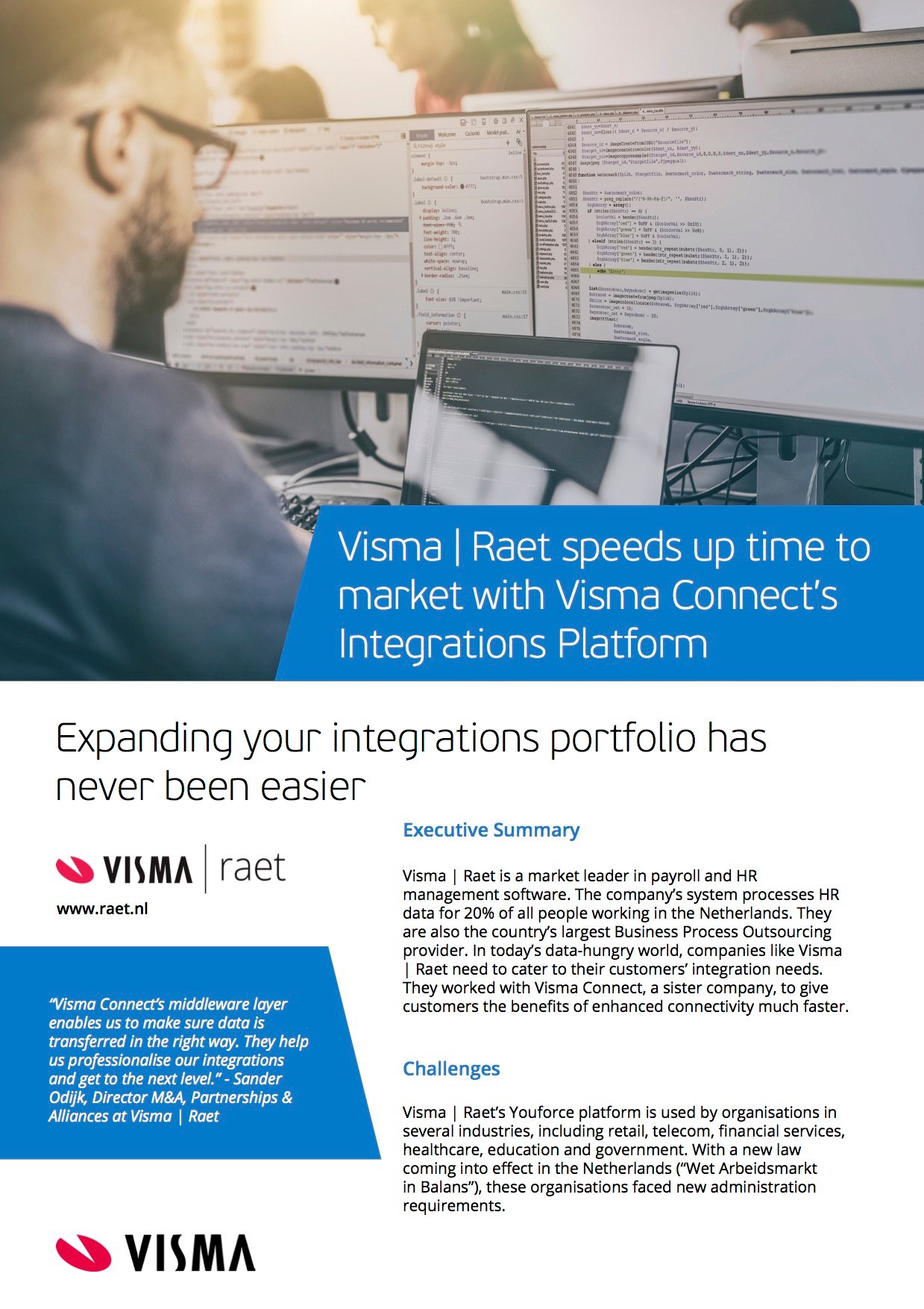 Visma Raet speeds up time to market - case study