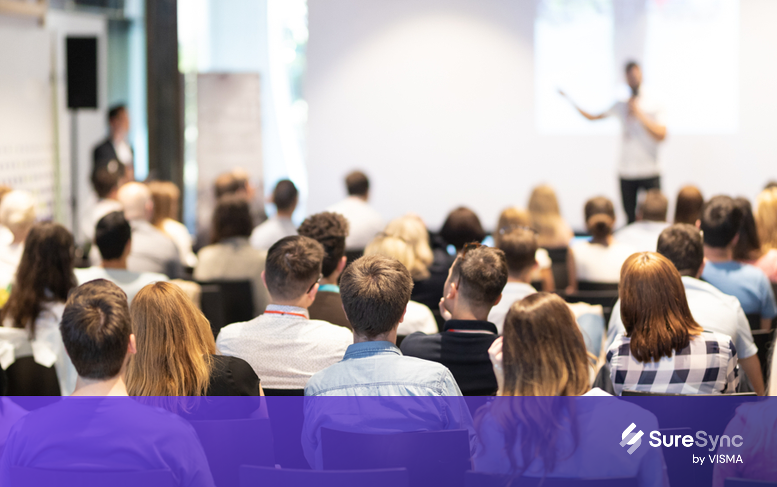 audience in front of a speaker