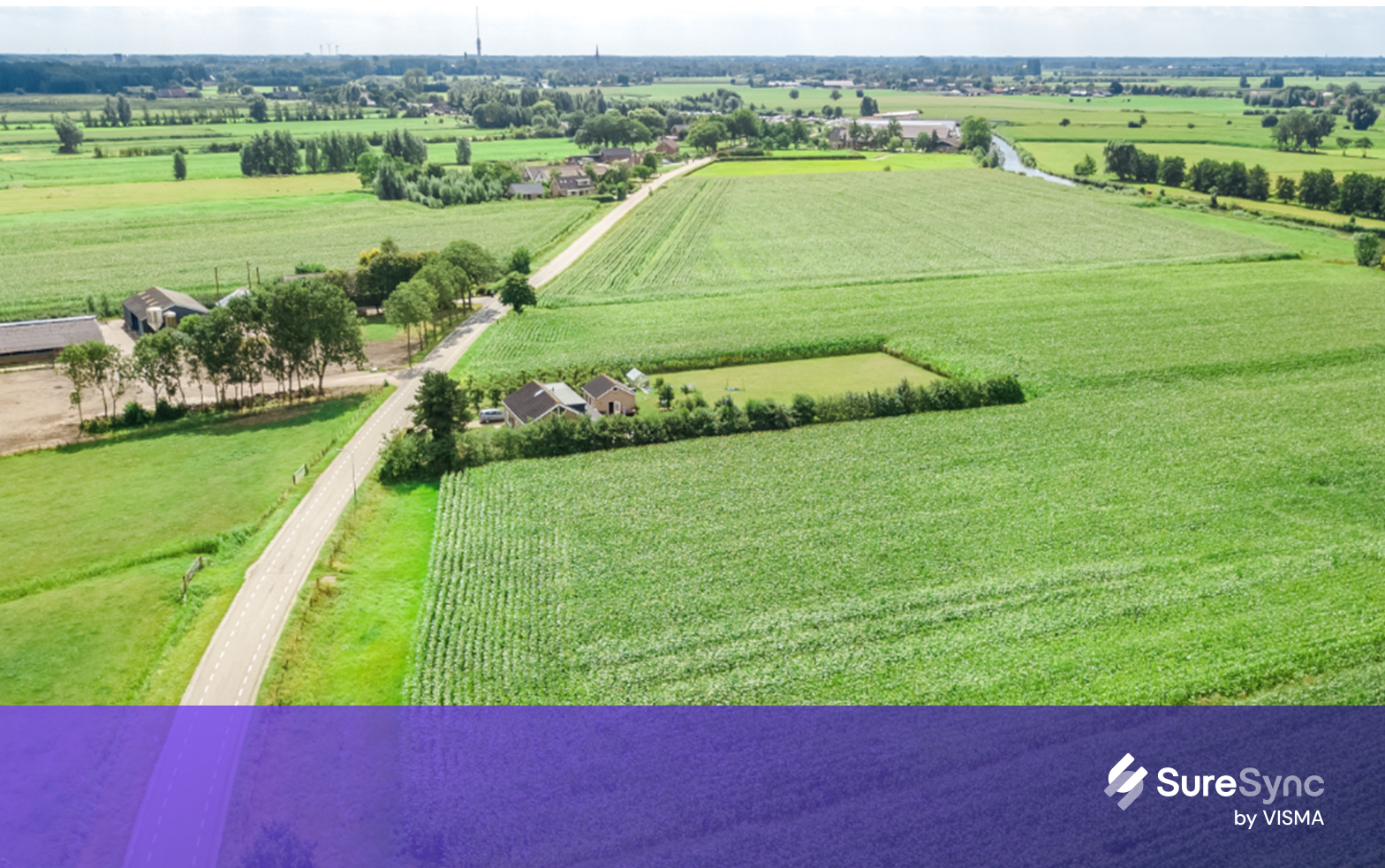 Green landscape somewhere in the netherlands